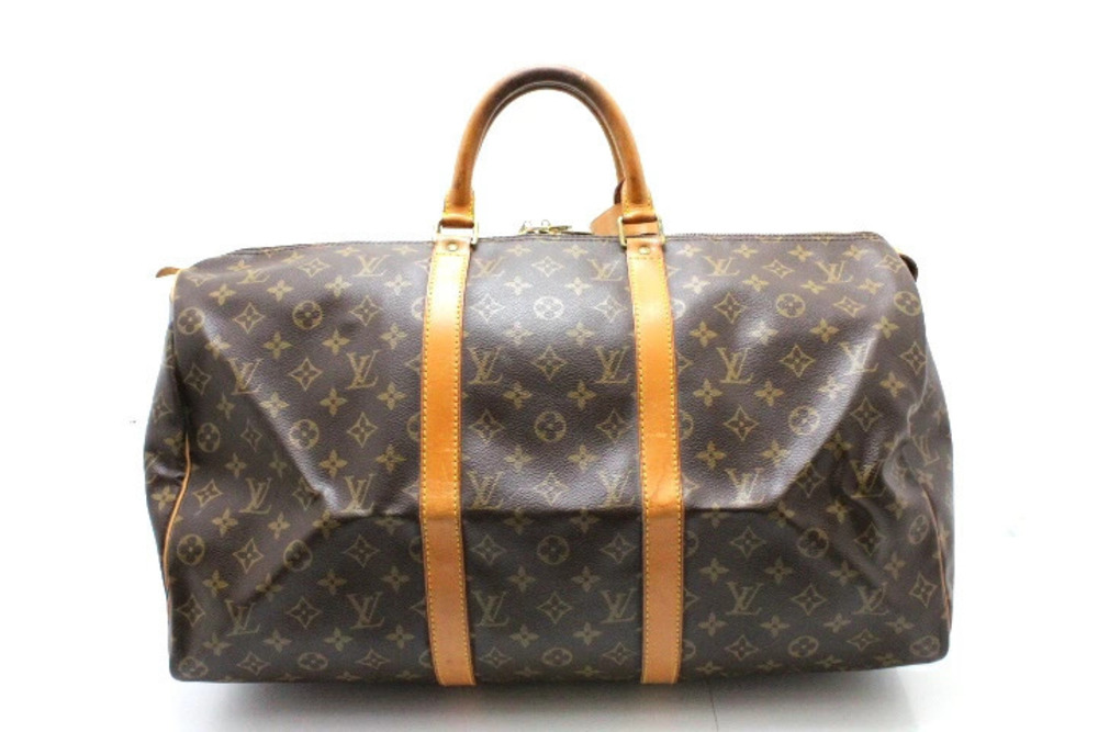 LOUIS VUITTON Keepall Boston Bag Monogram